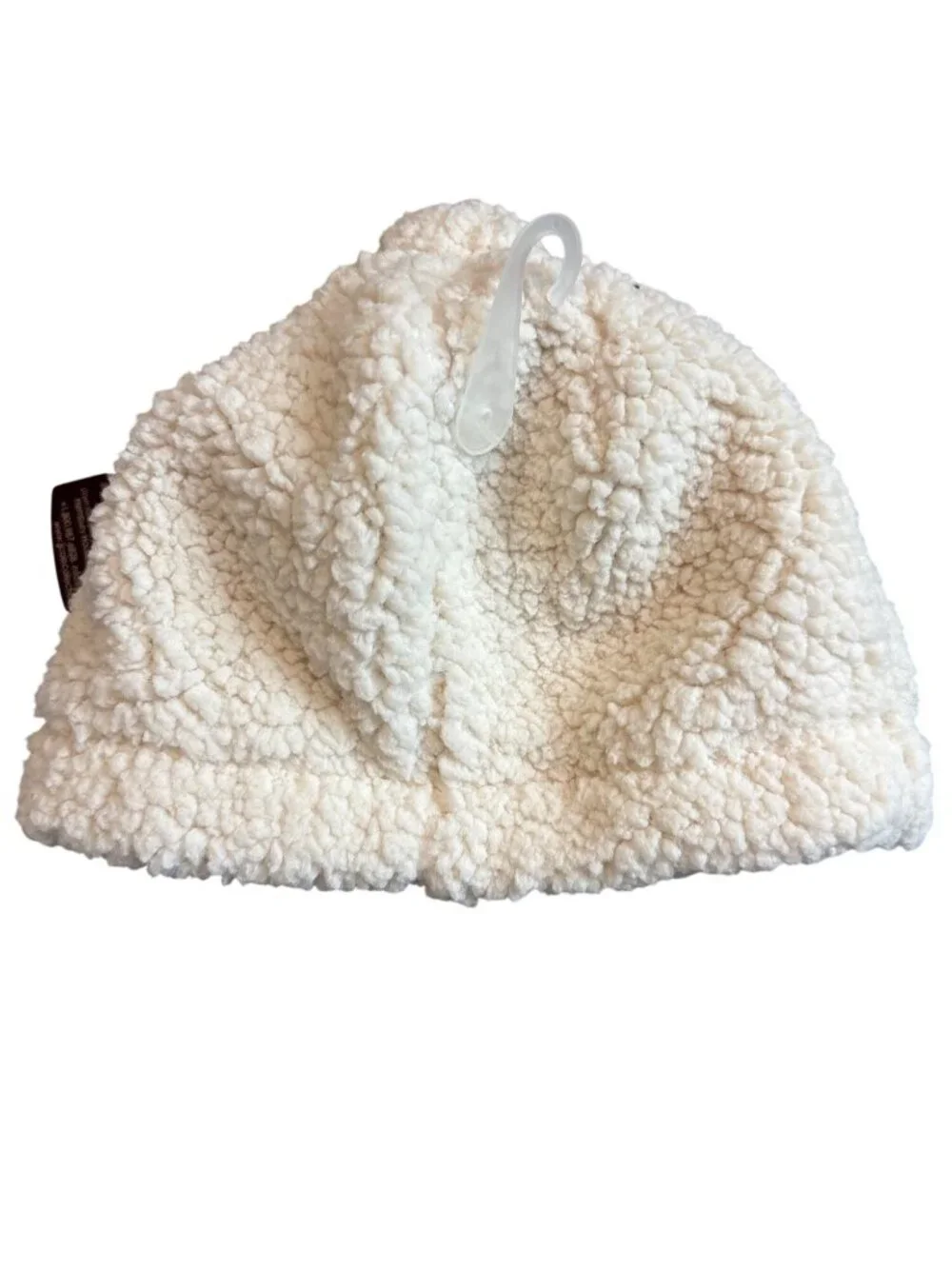 JJ Cole Bundleme Hat Cream 0-6 Months Cozy Fleece Winter Baby Shower Gift